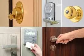 Door locks, handles and access control hardware