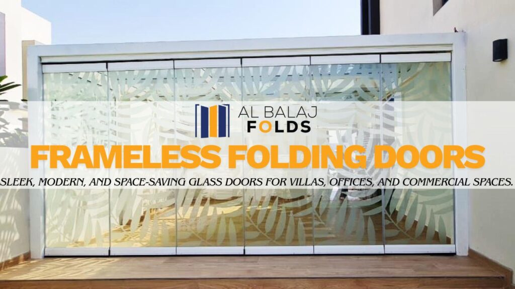frameless folding doors