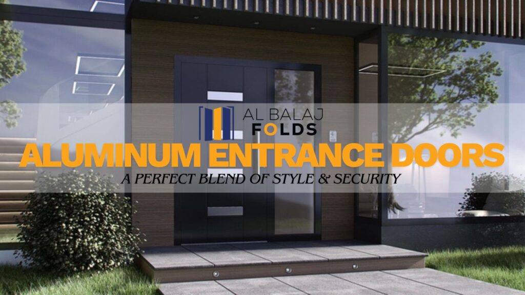 Premium Aluminum Entrance Doors in UAE