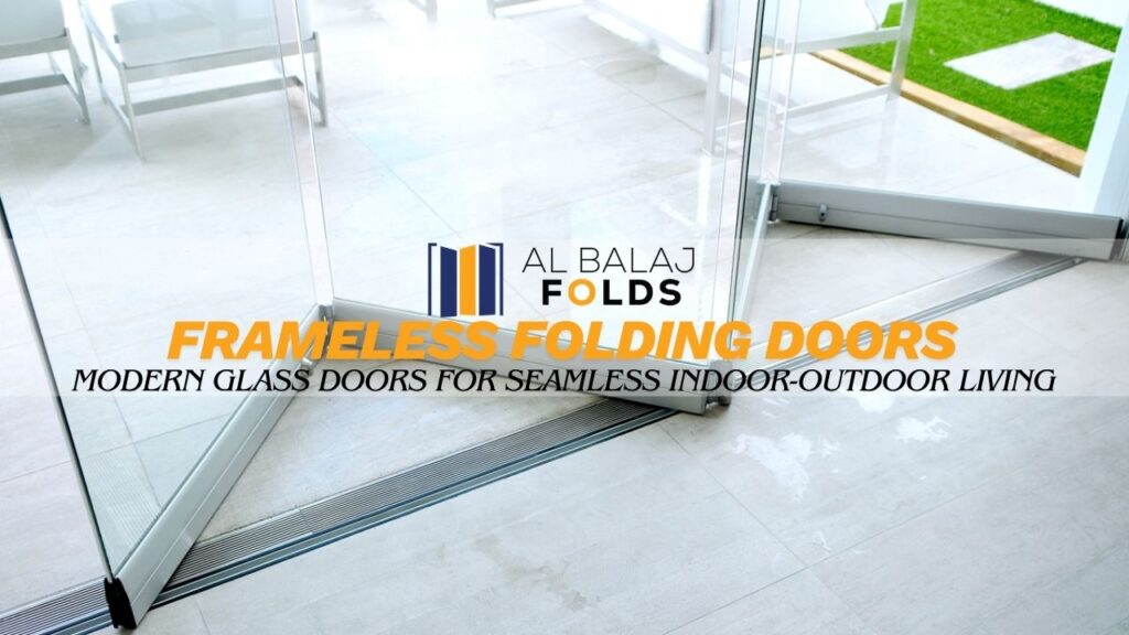 frameless folding doors